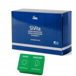 SiVita Krzem Organiczny Witamina C 60 kapsułek Dr
