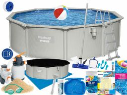 Basen Bestway 457x122 Ogrodowy Stelażowy 56384 21w1
