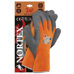 NORTEX - Rękawice ochronne ocieplane, powlekane 8