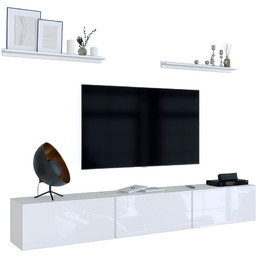 Elior Meblościanka modułowa biały połysk B5-N37