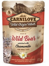 Carnilove Cat Pouch Dzik i Rumianek / Wild