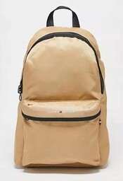 Plecak szkolny sportowy młodzieżowy Tommy Hilfiger Skyline beżowy