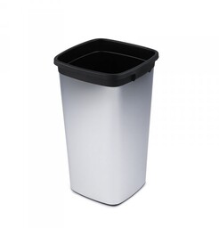 Rothopro Kosz na śmieci IRIS Square 60L srebrny
