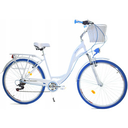 Rower miejski damski Dallas 28 Aluminiowy biegi