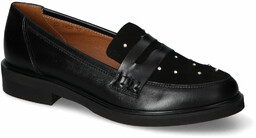 Mokasyny Gamis 7452 Czarne lico+zamsz