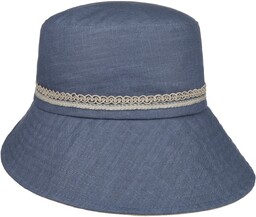 Kapelusz Lniany Mianova by Lipodo, denim, One Size
