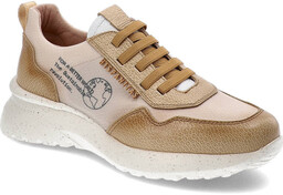 Beżowe Sneakersy Hispanitas Wygodne Buty Damskie