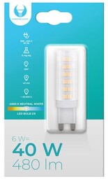 FOREVER LIGHT Żarówka LED RTV003576 6W G9