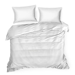 Eurofirany Pościel satynowa 220x200 Retro 5 biała