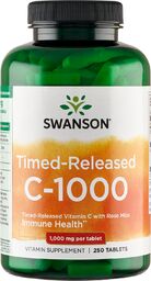 Swanson Timed-Released C-1000 with Rose Hips, witamina C