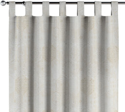 Zasłona na szelkach 1 szt., szaro-beżowy ornament, Secret