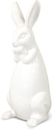 Figurka wielkanocna ceramiczna zajączek 39x15x15 100210