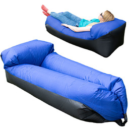 Bestomi, Sofa pompowana, Lazy Bag Air, granatowy, 185x85x40