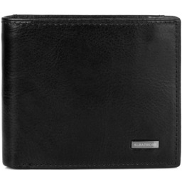 Portfel męski Skórzany Albatross Czarny
