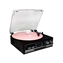 AKAI ATT-15SE Manualny Napęd paskowy Bluetooth Czarny Gramofon