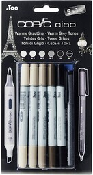 COPIC Ciao Marker 5+1 Zestaw "Ciepłe odcienie szarości",