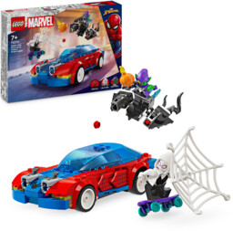 LEGO - Super Heroes Wyścigówka Spider-Mana i Zielony