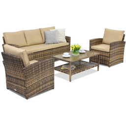 Meble ogrodowe Monaco Coffee 5 Garden Point brązowe