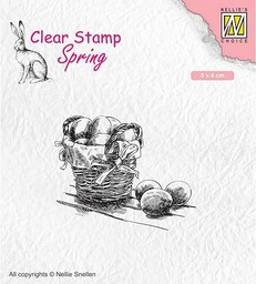 Nellies Choice Clearstamp  wiosenne jajka wielkanocne