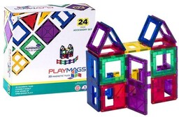 Playmags Klocki magnetyczne 3D 162 zestaw 24 elementów