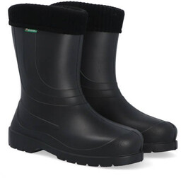 Uniwersalne kalosze czarne z ocieplaczem Laura E1