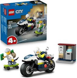 LEGO City Pościg na motocyklu policyjnym, zabawka