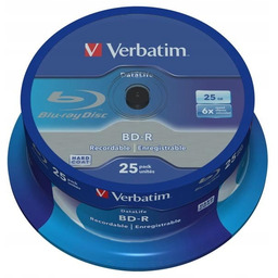 Płyty Blu-ray Verbatim Bd-r 25 Gb 25 szt