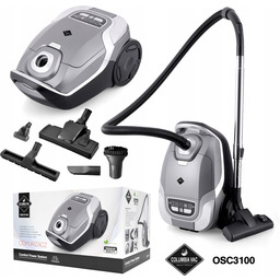 Cichy Odkurzacz workowy Columbiavac Mocny Inteligentny Turboszczotka 4200W