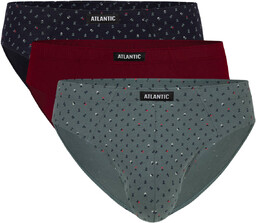 Sportowe Slipy Bawełniane 3-Pack Męskie
