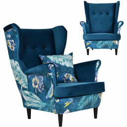 Fotel uszak Ari Print Duo Family Meble