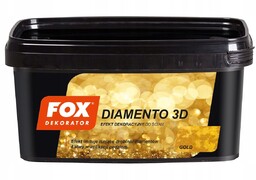 Fox Farba Dekoracyjna Diament 3D Gold 1L