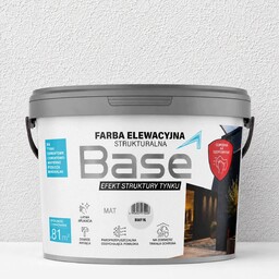 Farba elewacyjna fasadowa strukturalna o efekcie tynku matowa