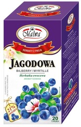 Malwa Jagodowa 20 torebek herbata ekspresowa owocowa