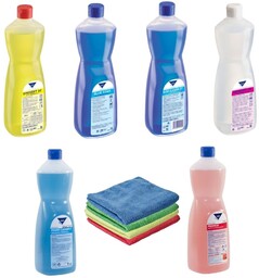 Zestaw profesjonalnych środków czyszczących Kleen - Basen