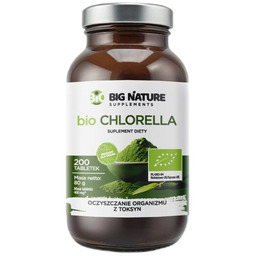 Bio Chlorella suplement diety 200 tabletek