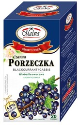 Malwa Porzeczka 20 torebek herbata ekspresowa owocowa