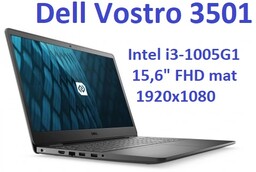 Dell Vostro 3501 i3-1005G1 8GB 256SSD 15,6 FHD