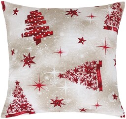 Bellatex Mała poduszka Świąteczna czerwona choinka, 45 x