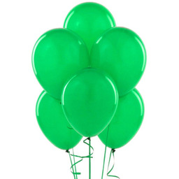 Balony lateksowe pastelowe zielone - duże - 100
