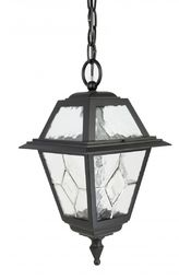 SU-MA Witraż K 1018/1/N lampa wisząca czarna E27