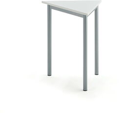 Biurko BORÅS TRIANGEL, 700x600x720 mm, biały laminat, szary