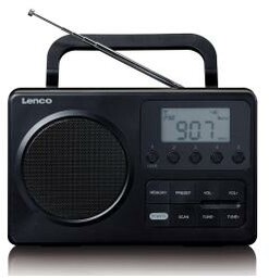 Lenco MPR-035BK Radio FM Czarny Radioodbiornik