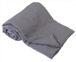 BabyMatex Kocyk dla dziecka Muslin 75/100 grafitowy