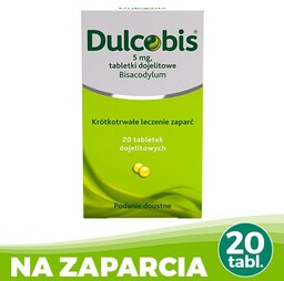 Dulcobis 5 mg - Lek na uciążliwe zaparcia