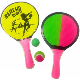 Zestaw Rakietek 2w1 Beach I Catch Ball Enero