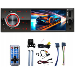 RADIO SAMOCHODOWE RADIOODTWARZACZ KAMERA COFANIA BT AUX USB