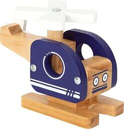 Drewniany granatowy Helikopter Small Foot