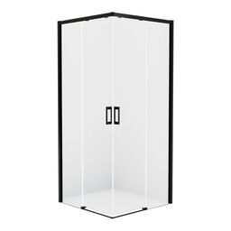 Kabina prysznicowa 90x100 D-0314A/D-0317A Prime Black New Trendy