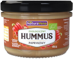 NaturaVena Hummus paprykowy 185 g (EKO)