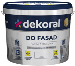 Dekoral Farba akrylowa do fasad biała 5L